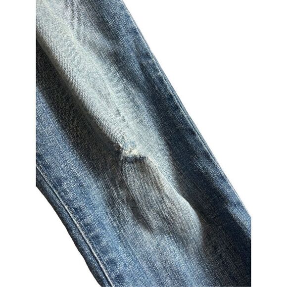 Pistola Denim Jeans Size 26 Distressed Ripped Frayed Hem Blue Wash - Picture 7 of 9